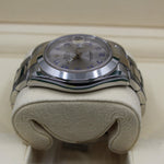 ROLEX DATEJUST 41MM OYSTERSTEEL SILVER DIAL BLUE ARABIC MARKERS 116300 RX8 STICKERS - WatchCraze.com.au