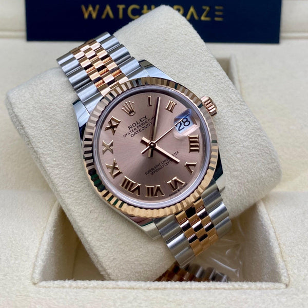 ROLEX DATEJUST 31 EVEROSE TWO TONED 278271 2022 - WatchCraze.com.au