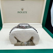 2022 ROLEX DATEJUST 31MM FACTORY DIAMOND AUBERGINE DIAL 278274 FULL STICKERS UNWORN - WatchCraze.com.au