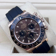 2021 ROLEX DAYTONA EVEROSE OYSTERFLEX CHOCOLATE DIAL 40MM 116515LN - WatchCraze.com.au