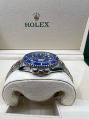 2013 ROLEX SUBMARINER SMURF 40MM 116619LB WHITE GOLD - WatchCraze.com.au