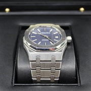 2008 AUDEMARS PIGUET ROYAL OAK 15300ST 39MM BLUE DIAL DISCONTINUED (SERVICED 2020) - WatchCraze.com.au