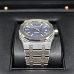 2008 AUDEMARS PIGUET ROYAL OAK 15300ST 39MM BLUE DIAL DISCONTINUED (SERVICED 2020) - WatchCraze.com.au