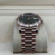 2022 ROLEX DAY-DATE 40 ROSE GOLD OLIVE GREEN DIAL 228235