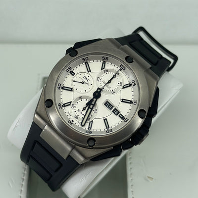 2014 IWC INGENIEUR DOUBLE CHRONOGRAPH TITANIUM 44MM IW386501