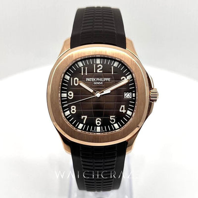 2021 PATEK PHILIPPE AQUANAUT ROSE GOLD 5167R 40MM - WatchCraze.com.au