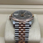 2022 ROLEX DATEJUST TWO TONE WIMBLEDON DIAL 36MM 126201