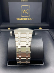 AUDEMARS PIGUET ROYAL OAK 41MM BLUE DIAL 15500st 2019 - WatchCraze.com.au