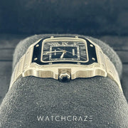 2021 CARTIER SANTOS DE CARTIER BLUE DIAL 40MM WSSA0030