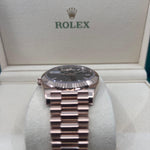 2021 ROLEX DAY-DATE 18CT EVEROSE GOLD 40MM 228234 DISCONTINUED DIAL - WatchCraze.com.au