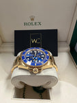 ROLEX SUBMARINER BLUESY YELLOW GOLD 116618LB 2020 - WatchCraze.com.au