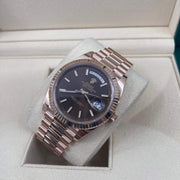 2021 ROLEX DAY-DATE 18CT EVEROSE GOLD 40MM 228234 DISCONTINUED DIAL - WatchCraze.com.au
