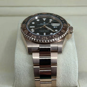 2023 ROLEX GMT MASTER-II FULL ROSE GOLD ‘ROOT BEER’ 40MM 126715CHNR