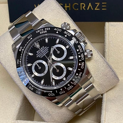 ROLEX COSMOGRAPH DAYTONA BLACK DIAL 116500LN 2020 - WatchCraze.com.au