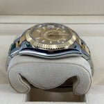 2022 ROLEX SKYDWELLER TWO TONE CHAMPAGNE DIAL 326933