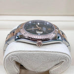 2022 ROLEX DATEJUST 41MM WIMBLEDON EVEROSE & OYSTERSTEEL 126331 - WatchCraze.com.au