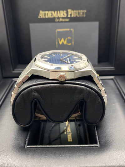 AUDEMARS PIGUET ROYAL OAK 41MM BLUE DIAL 15500st 2019 - WatchCraze.com.au