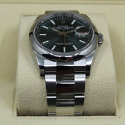 2022 ROLEX DATEJUST 36MM MINT DIAL SMOOTH OYSTERSTEEL 126200 - WatchCraze.com.au