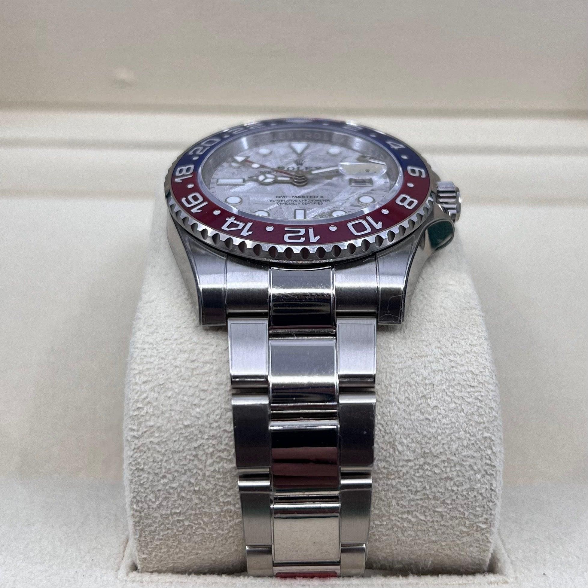 2022 ROLEX GMT MASTER II “METEORITE” WHITE GOLD PEPSI 40MM 126719BLRO