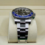 2016 ROLEX GMT MASTER II BATMAN 40MM OYSTER BRACELET 116710BLNR - WatchCraze.com.au