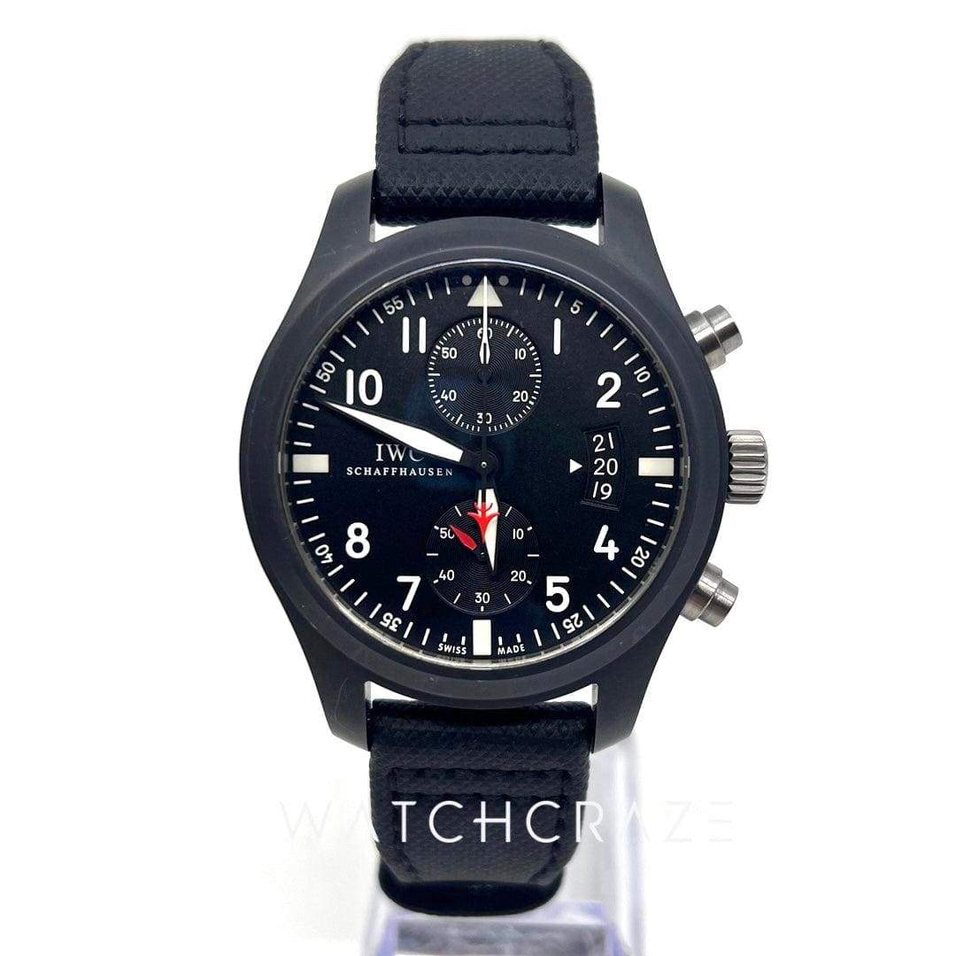 2015 IWC PILOT CHRONOGRAPH TOP GUN IW388001 46MM