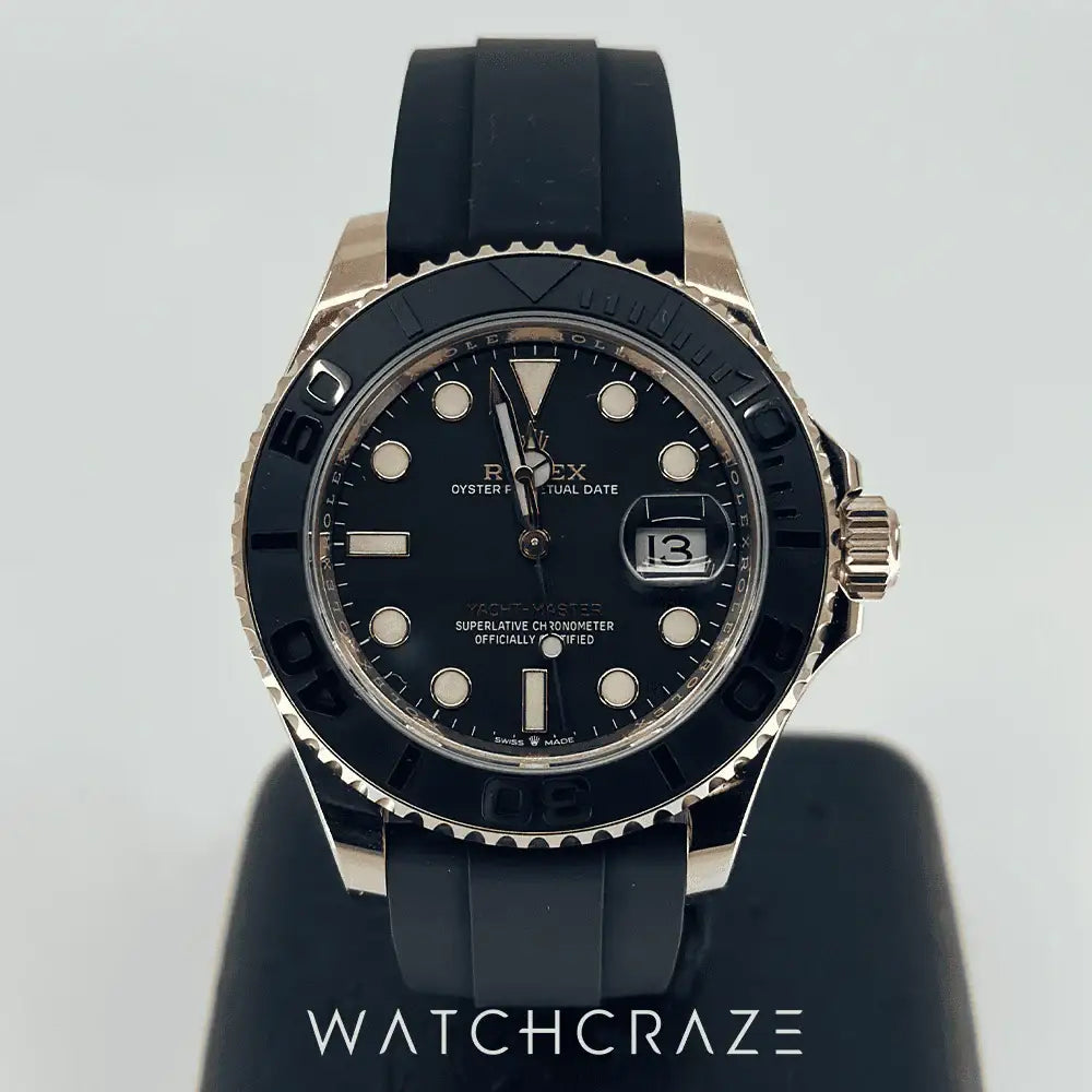 2022 ROLEX YACHT-MASTER ROSE GOLD OYSTERFLEX 40MM 126655