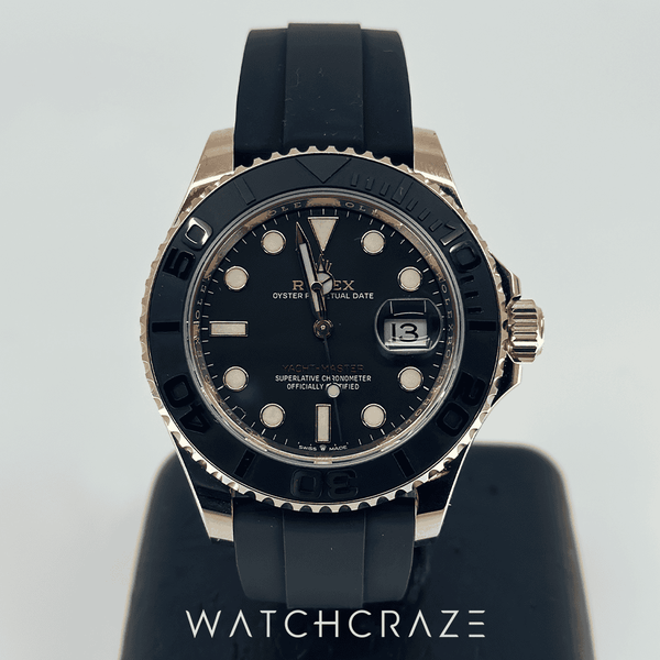 2022 ROLEX YACHT-MASTER ROSE GOLD OYSTERFLEX 40MM 126655