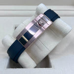 2022 ROLEX YACHTMASTER EVEROSE 40MM OYSTERFLEX 126655 - WatchCraze.com.au