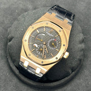 2014 AUDEMARS PIGUET ROYAL OAK DUAL TIME ROSE GOLD