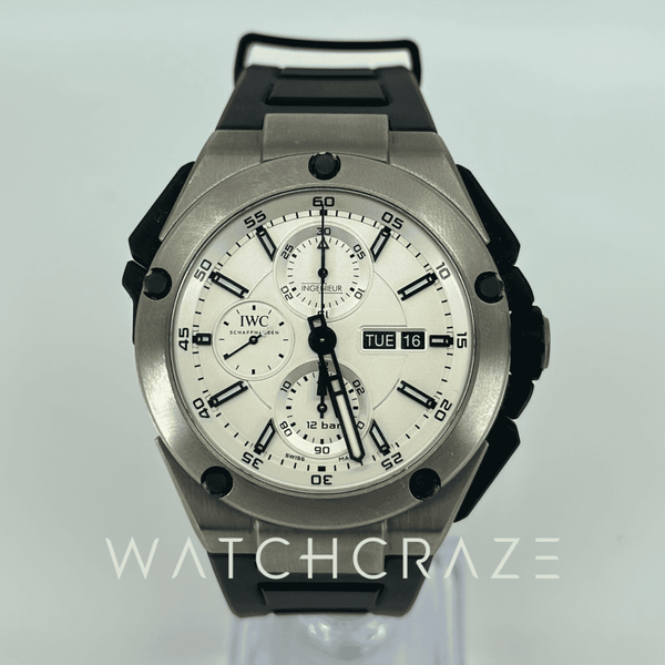 2014 IWC INGENIEUR DOUBLE CHRONOGRAPH TITANIUM 44MM IW386501