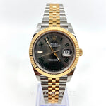 2022 ROLEX DATEJUST 41 WIMBLEDON YELLOW GOLD & OYSTERSTEEL 126333 - WatchCraze.com.au