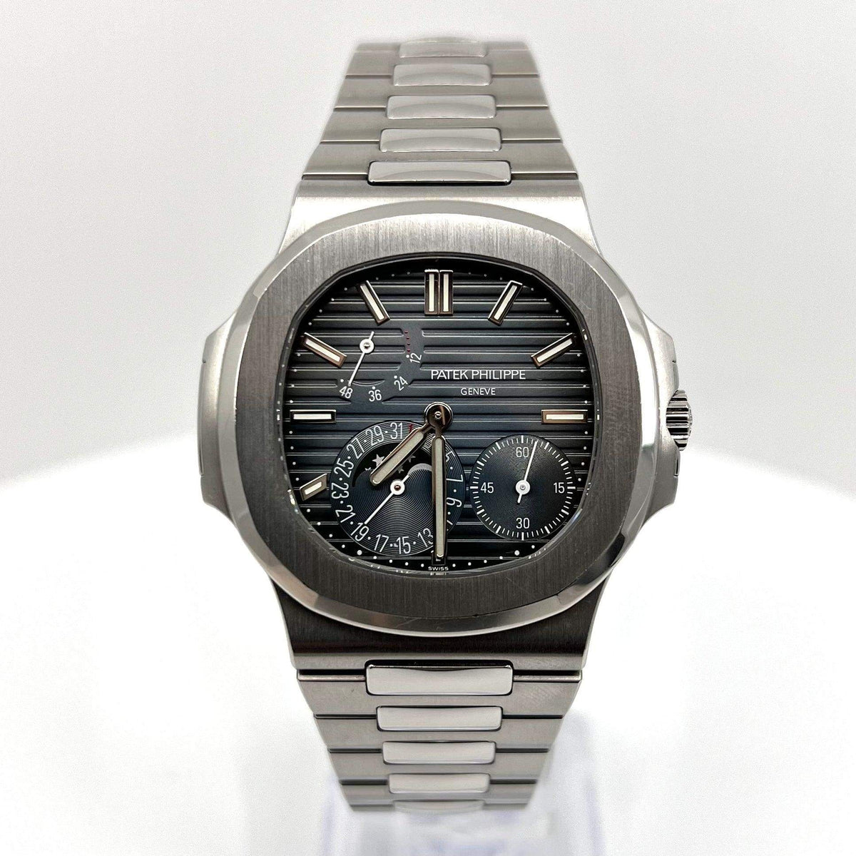 2021 PATEK PHILIPPE NAUTILUS MOONPHASE BLUE DIAL 5712/1A 40MM