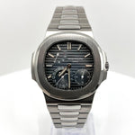 2021 PATEK PHILIPPE NAUTILUS MOONPHASE BLUE DIAL 5712/1A 40MM - WatchCraze.com.au