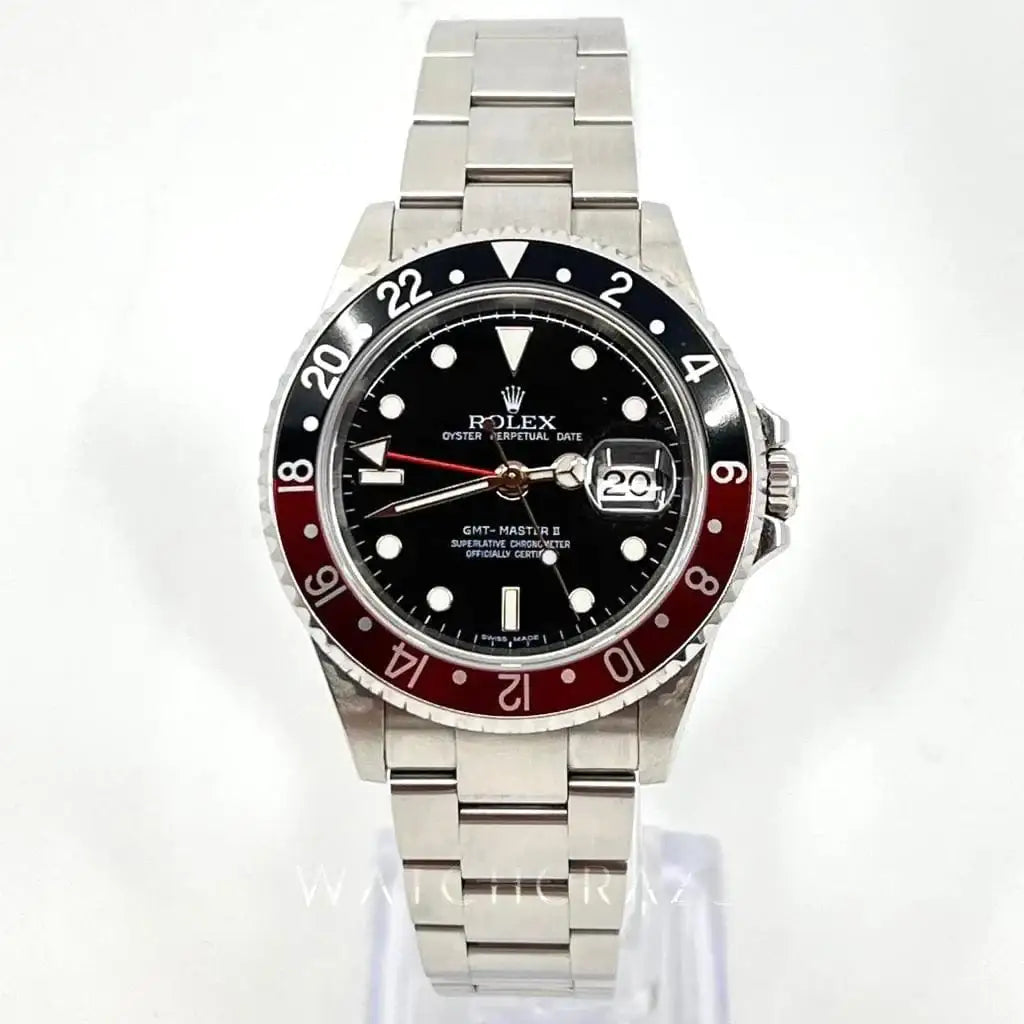 2007 ROLEX GMT MASTER COKE 40MM 16710 FULL SET
