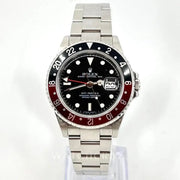 2007 ROLEX GMT MASTER COKE 40MM 16710 FULL SET - WatchCraze.com.au