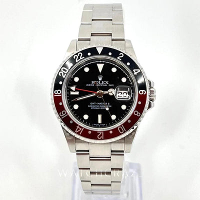 2007 ROLEX GMT MASTER COKE 40MM 16710 FULL SET - WatchCraze.com.au