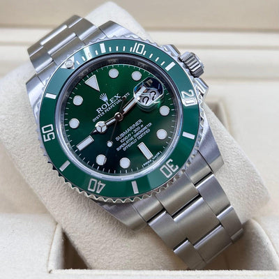 2014 ROLEX SUBMARINER HULK 40MM 116610LV - WatchCraze.com.au