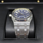2008 AUDEMARS PIGUET ROYAL OAK 15300ST 39MM BLUE DIAL DISCONTINUED (SERVICED 2020) - WatchCraze.com.au