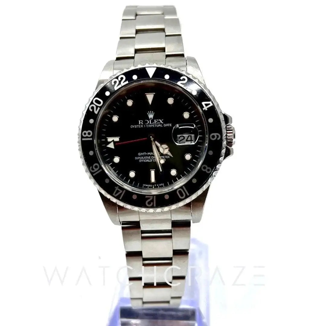 1997 ROLEX GMT II BLACK DIAL 40MM 16710