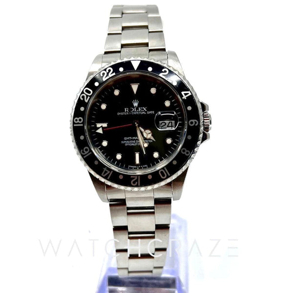 1997 ROLEX GMT II BLACK DIAL 40MM  16710 - WatchCraze.com.au