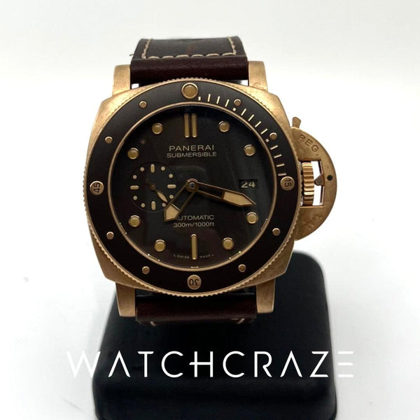 2020 PANERAI LUMINOR SUBMERSIBLE BRONZO 47MM PAM 00968 - WatchCraze.com.au