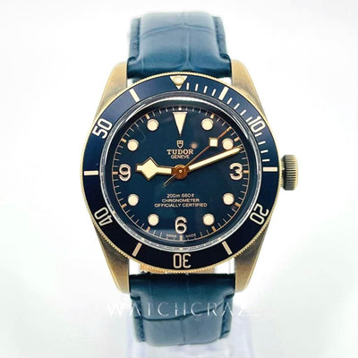 2020 TUDOR BLACK BAY BRONZE BUCHERER BLUE 43MM 79250BB - WatchCraze.com.au