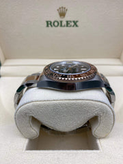 2022 ROLEX GMT MASTER II ROOTBEER ROLESOR EVEROSE & OYSTERSTEEL 40MM 126711CHNR - WatchCraze.com.au