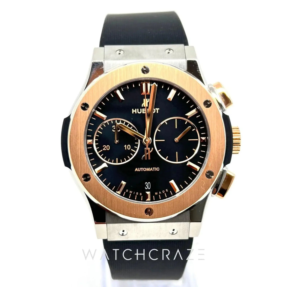 2021 HUBLOT CLASSIC FUSION CHRONOGRAPH TITANIUM KING GOLD 45MM 541.NO.1181.RX