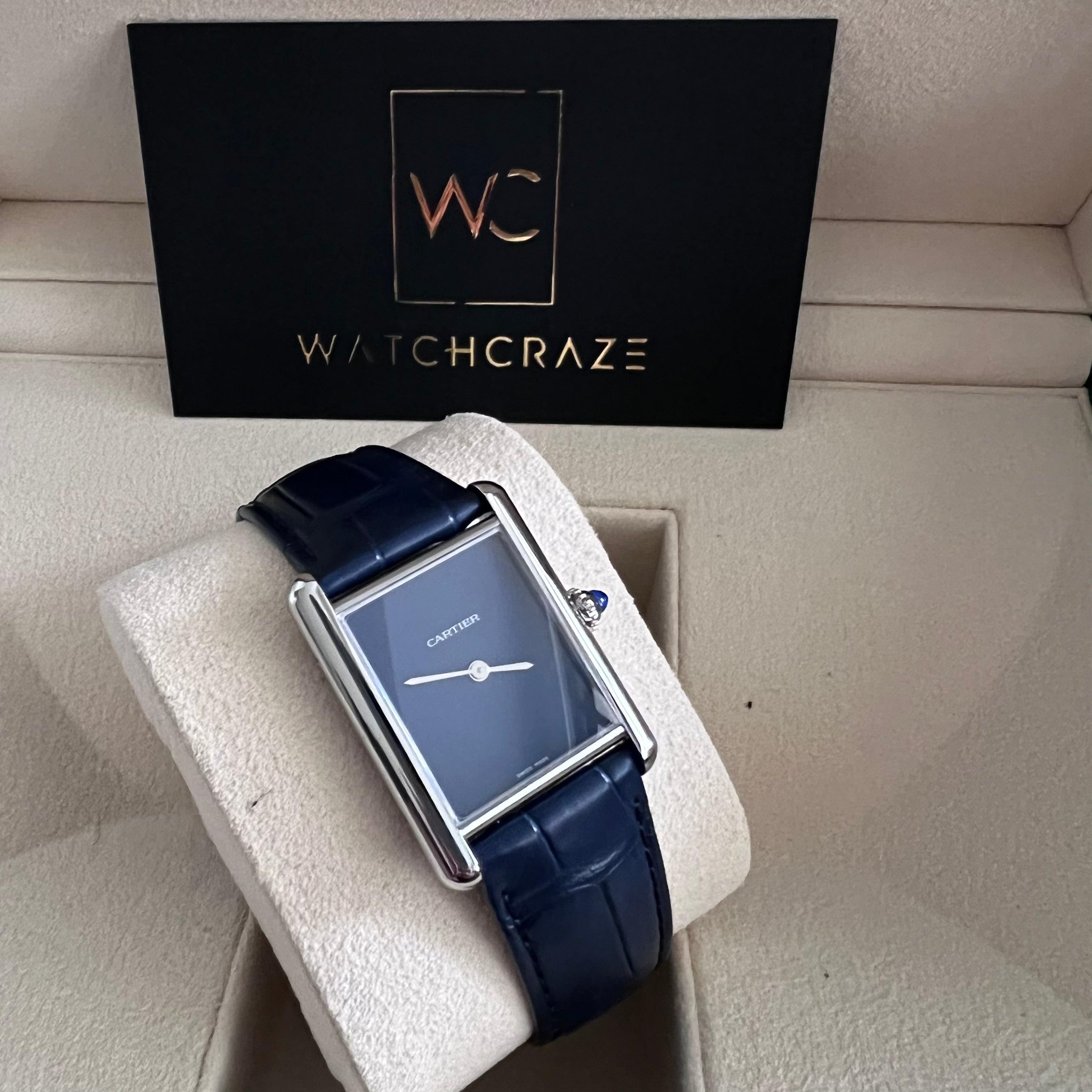 CARTIER TANK MUST DE CARTIER BLUE WSTA0055