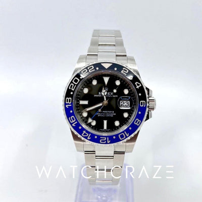 2018 ROLEX GMT MASTER-II “BATMAN” 40MM 116710BLNR - WatchCraze.com.au