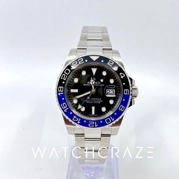 2018 ROLEX GMT MASTER-II “BATMAN” 40MM 116710BLNR - WatchCraze.com.au