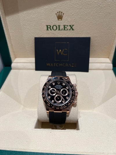 ROLEX COSMOGRAPH DAYTONA EVEROSE OYSTERFLEX 116515LN 2022 - WatchCraze.com.au