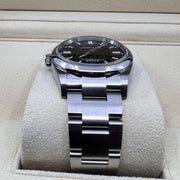 2022 ROLEX OYSTER PERPETUAL BLACK DIAL 36MM 126000 - WatchCraze.com.au