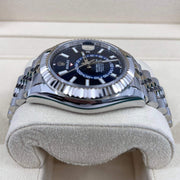 2022 ROLEX SKYDWELLER 42MM BLUE DIAL JUBILEE 326934 - WatchCraze.com.au